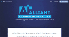 Desktop Screenshot of alliantnetworking.com