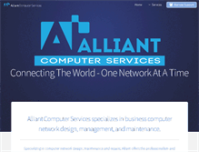 Tablet Screenshot of alliantnetworking.com